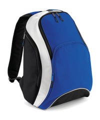 BagBase Teamwear Backpack - Bright Royal/Black/White