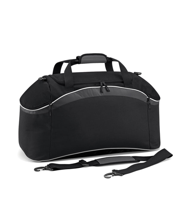 BagBase Teamwear Holdall - Black/Graphite Grey/White