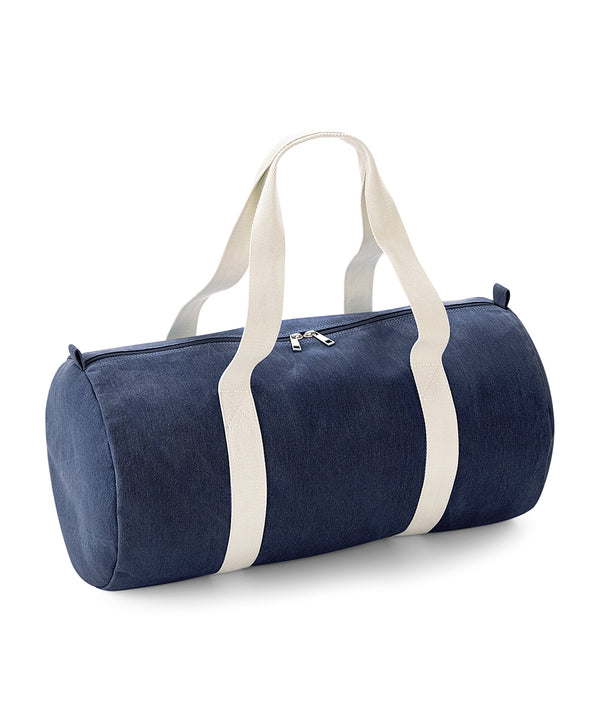 BagBase Denim Barrel Bag - Denim Blue