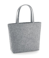 BagBase Felt Shopper - Grey Melange