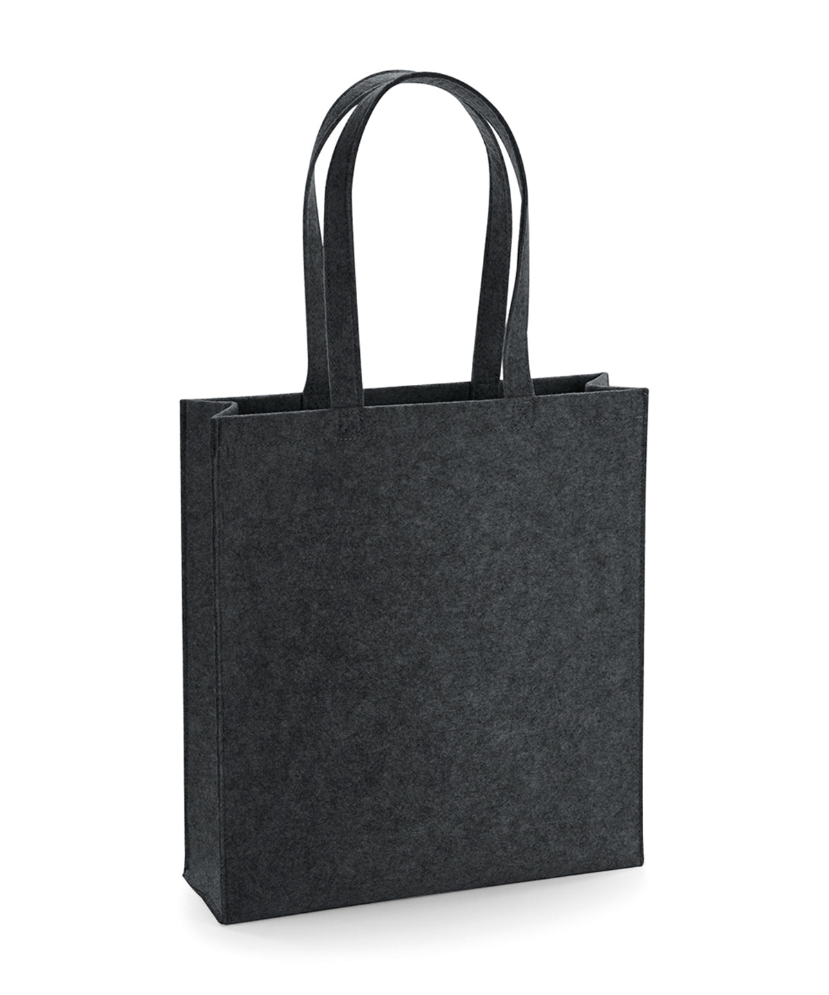 BagBase Felt Tote Bag - Charcoal Melange
