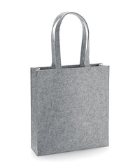 BagBase Felt Tote Bag - Grey Melange