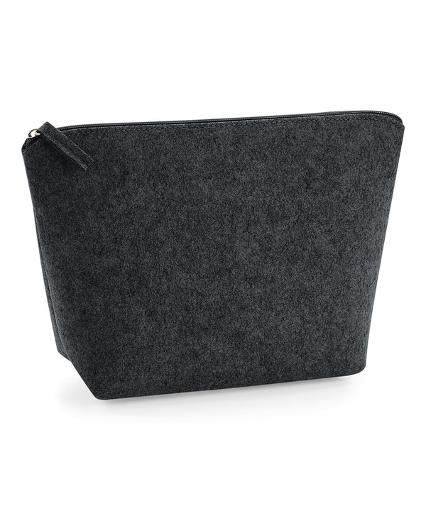 BagBase Felt Accessory Bag - Charcoal Melange