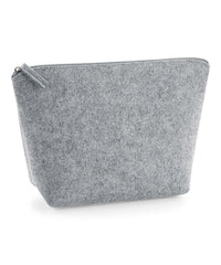 BagBase Felt Accessory Bag - Grey Melange
