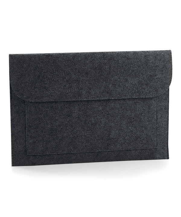 BagBase Felt Laptop/document Slip - Charcoal Melange