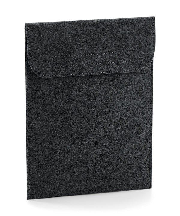BagBase Felt IPad Slip - Charcoal Melange