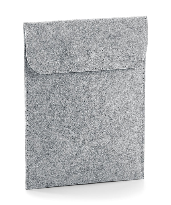 BagBase Felt IPad Slip - Grey Melange