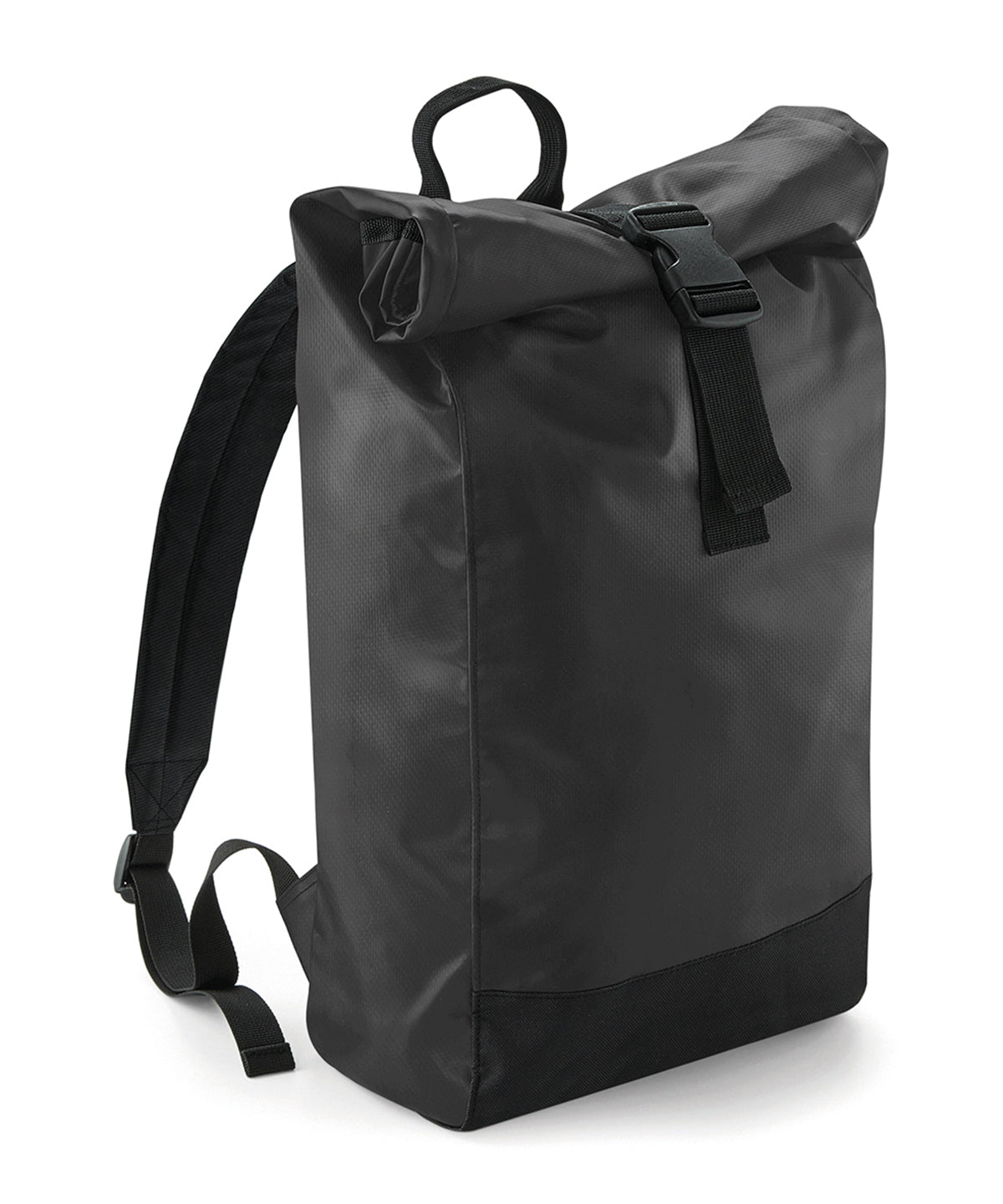 BagBase Tarp Roll-top Backpack - Black