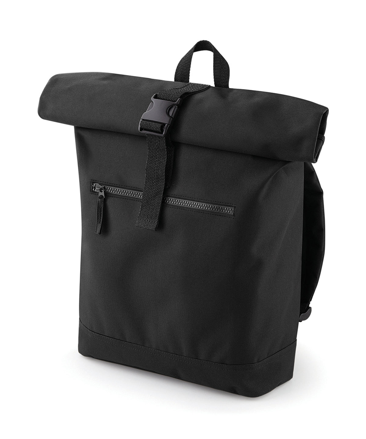 BagBase Roll-top Backpack - Black