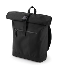 BagBase Roll-top Backpack - Black