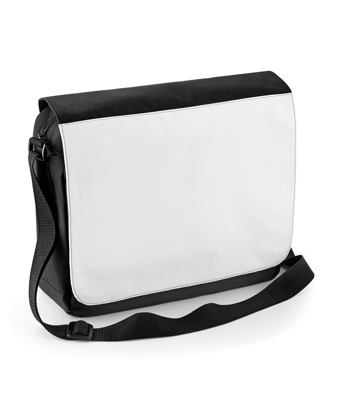 BagBase Sublimation Messenger Bag - Black