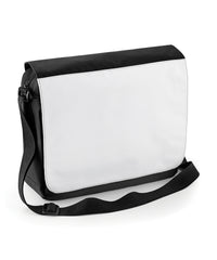 BagBase Sublimation Messenger Bag - Black
