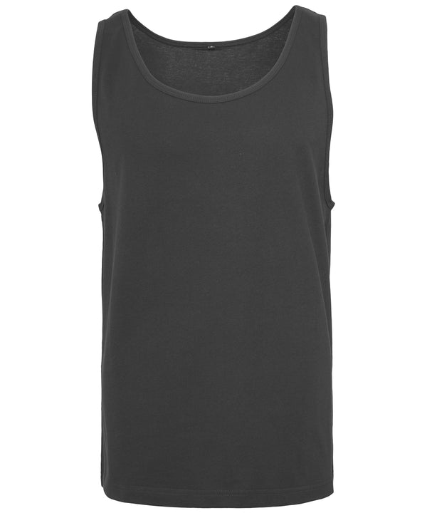 Build Your Brand Jersey Big Tank - Black