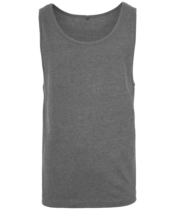 Build Your Brand Jersey Big Tank - Charcoal