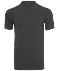 Build Your Brand Piqué Polo Shirt - Black