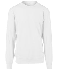 Build Your Brand Light Crew Sweatshirt - White