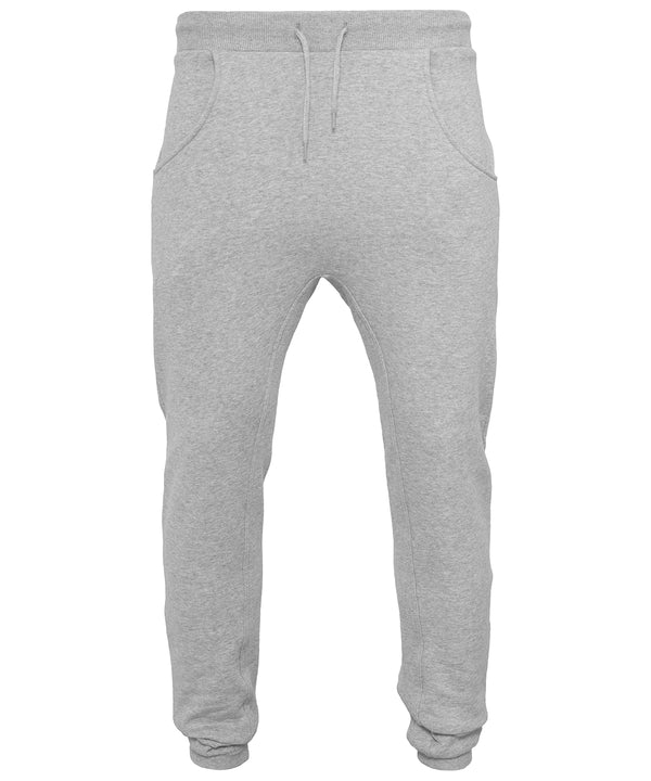 Build Your Brand Heavy Deep-crotch Sweatpants - Heather Grey