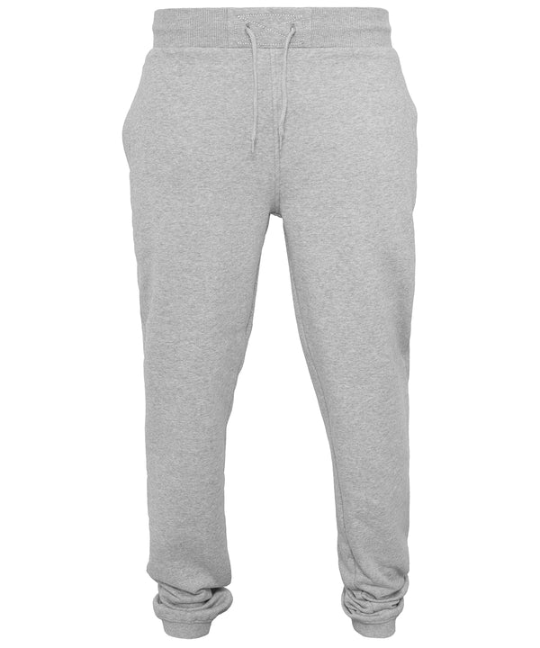 Build Your Brand Heavy Sweatpants - Heather Grey