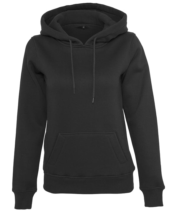 Build Your Brand Women's Heavy Hoodie - Black