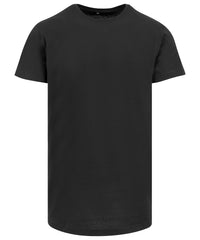 Build Your Brand Shaped Long Tee - Black*