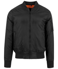 Build Your Brand Bomber Jacket - Black*
