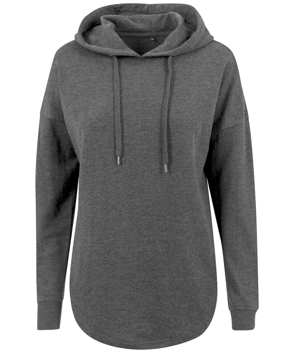 Build Your Brand Women's Oversized Hoodie - Charcoal