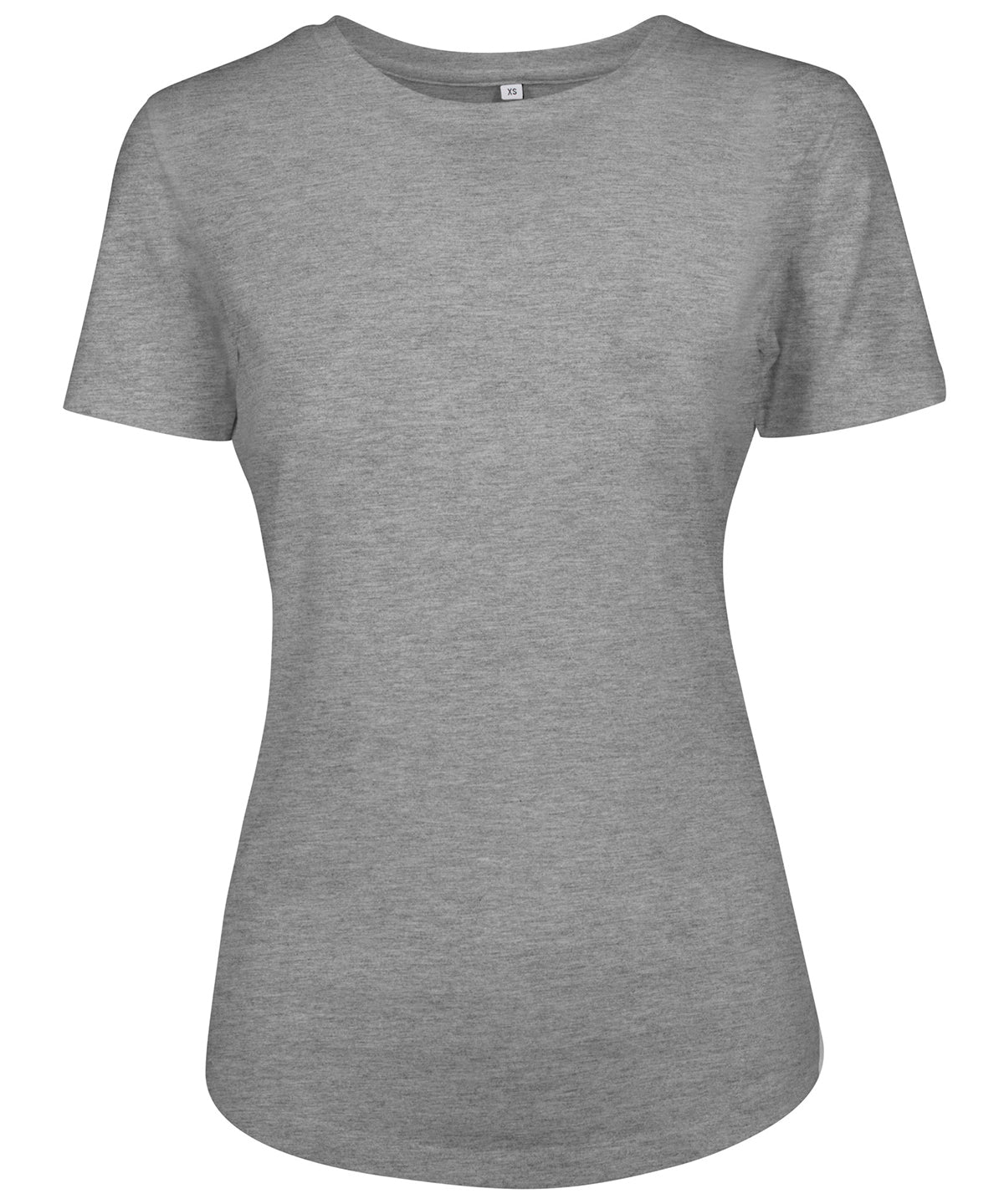 Build Your Brand Women's Fit Tee - Heather Grey