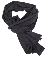 Build Your Brand Jersey Scarf - Charcoal