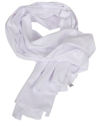 Build Your Brand Jersey Scarf - White