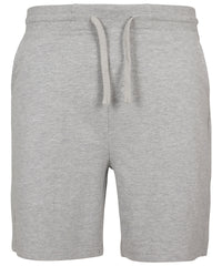 Build Your Brand Terry Shorts - Heather Grey