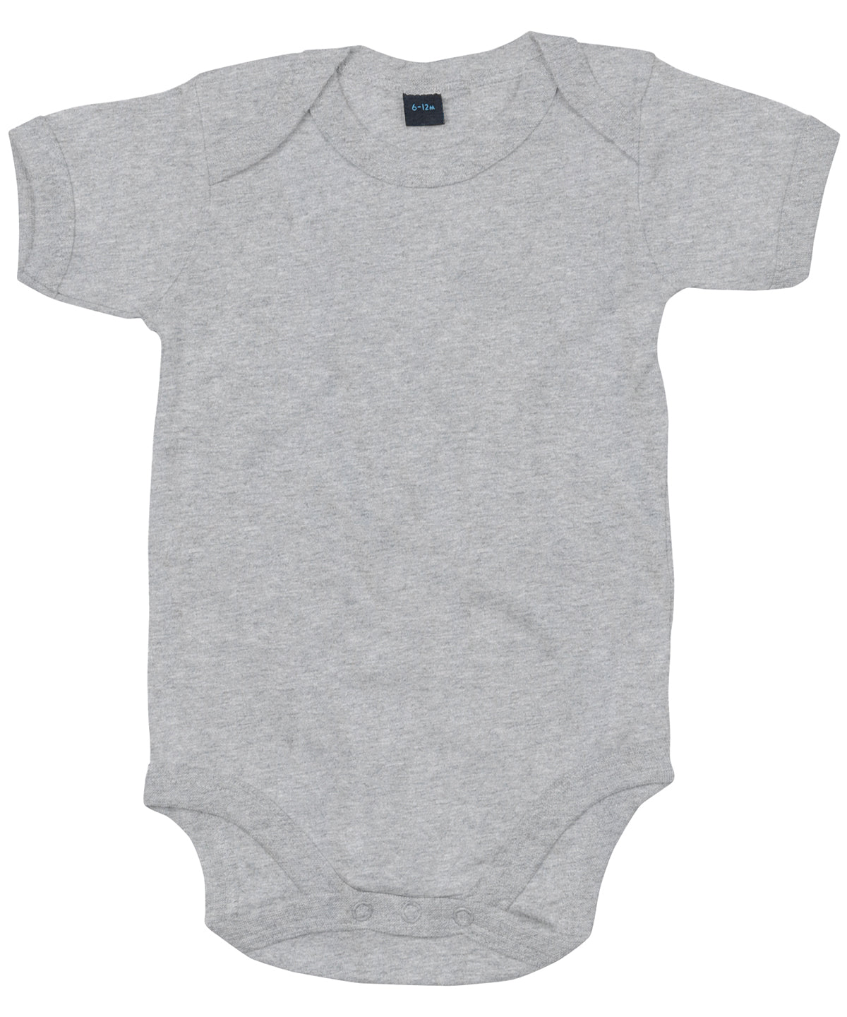 Babybugz Baby Bodysuit - Heather Grey Melange
