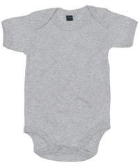 Babybugz Baby Bodysuit - Heather Grey Melange