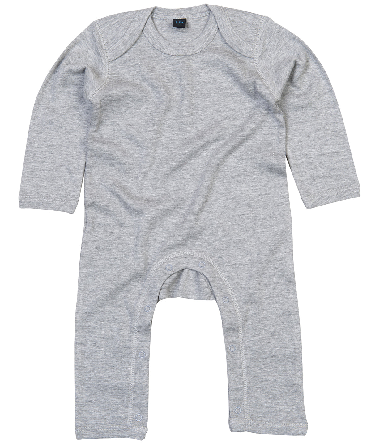 Babybugz Baby Rompersuit - Heather Grey Melange