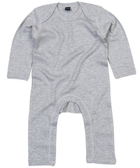 Babybugz Baby Rompersuit - Heather Grey Melange