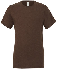 Bella Canvas Unisex Triblend Crew Neck T-shirt - Brown Triblend