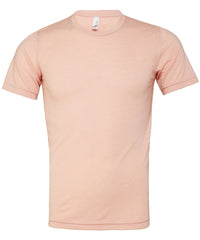 Bella Canvas Unisex Triblend Crew Neck T-shirt - PeachTriblend