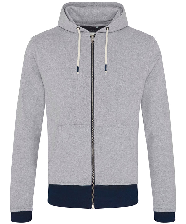 Awdisecologie Okavango Regen Zoodie - Heather Grey/Navy