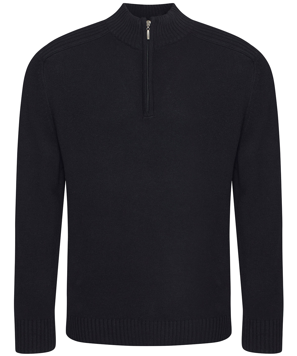 Awdisecologie Wakhan ¼ Regen Zip Knit Sweater - Black