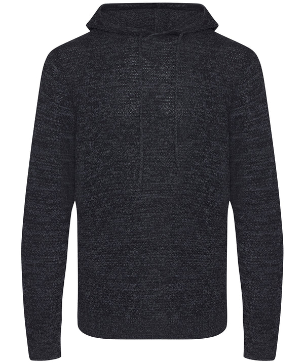 Awdisecologie Iguazu Regen Knitted Hoodie - Charcoal/Black