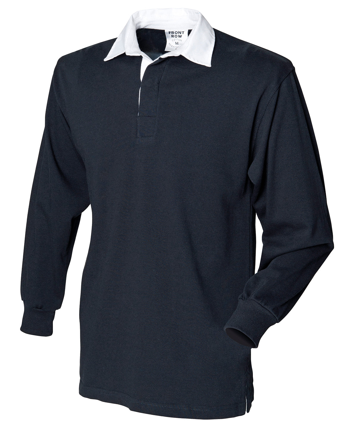 Front Row Long Sleeve Original Rugby Shirt - Black*