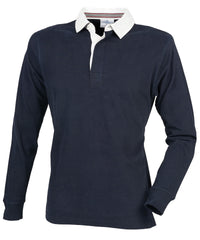 Front Row Premium Superfit Rugby Shirt - Navy