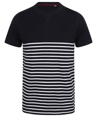 Front Row Short-sleeved Breton T - Navy/White