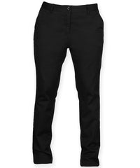 Front Row Women's Stretch Chinos - Black