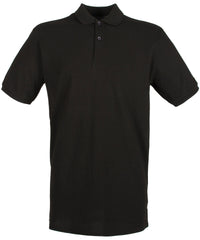 Henbury Micro-fine Piqué Polo Shirt - Black*
