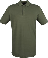 Henbury Micro-fine Piqué Polo Shirt - Olive