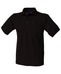 Henbury 65/35 Classic Piqué Polo Shirt - Black*