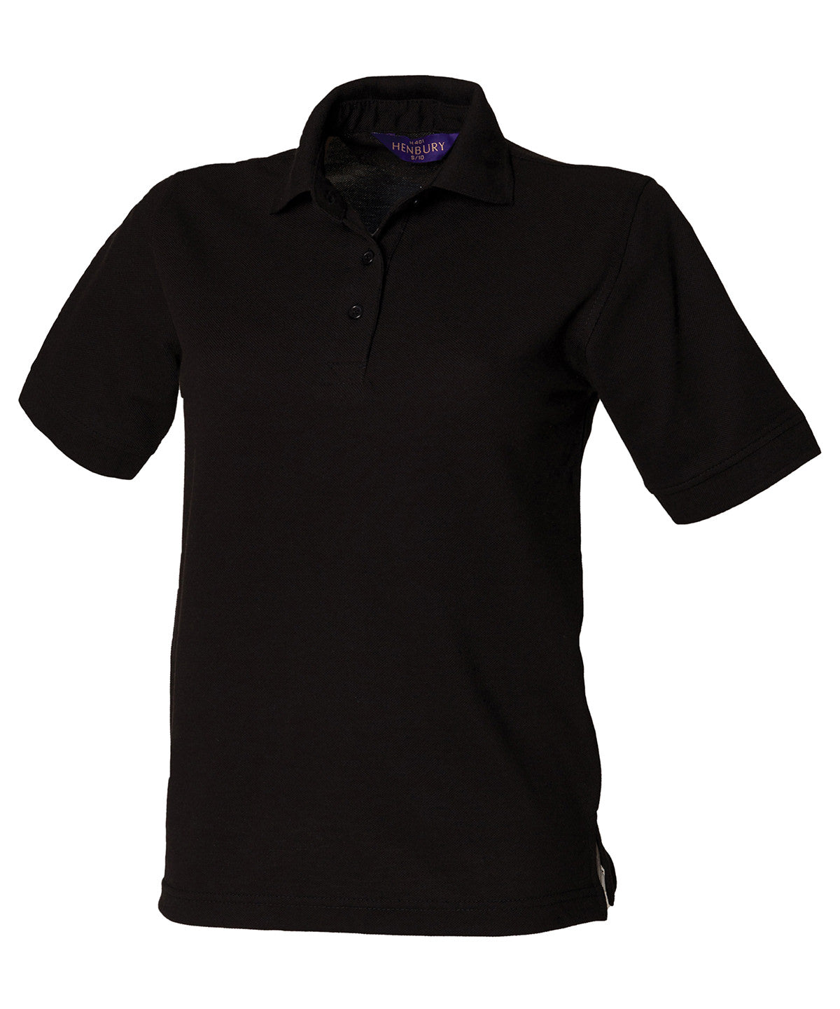 Henbury Women's 65/35 Polo Shirt - Black