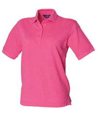 Henbury Women's 65/35 Polo Shirt - Fuchsia