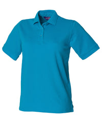 Henbury Women's 65/35 Polo Shirt - Turquoise