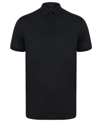 Henbury Stretch Polo Shirt with Wicking Finish (slim Fit) - Navy*